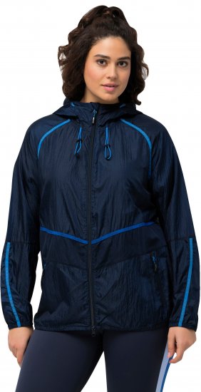Ulla Popken Water Repellent Jacket Navy - Kurtki - 