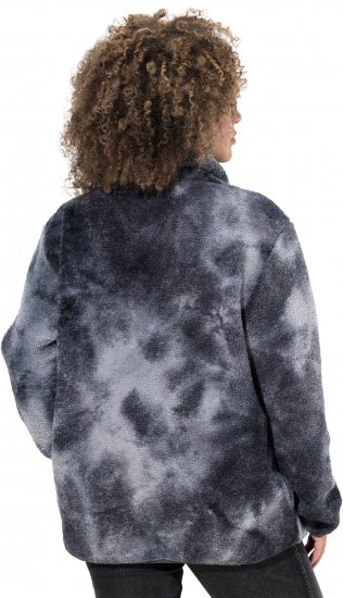 Ulla Popken Teddy Fleece Jacket Graphite Grey - Kurtki - 