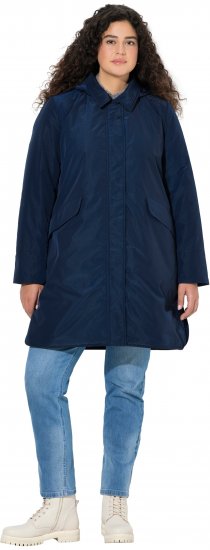 Ulla Popken HYPRAR Functional Parka Navy - Kurtki - 