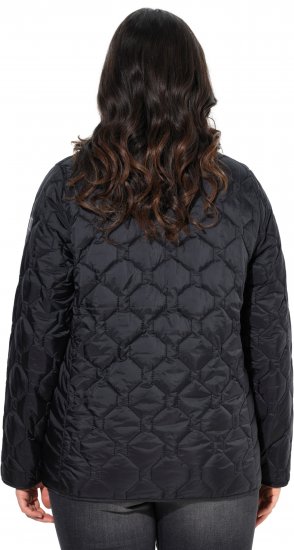 Ulla Popken HYPRAR Lightweight Quilted Water-Repellent Jacket Black - Kurtki - 