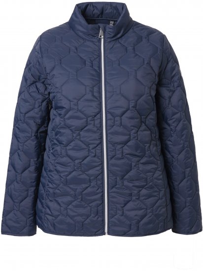 Ulla Popken HYPRAR Lightweight Quilted Water-Repellent Jacket Navy - Kurtki - 