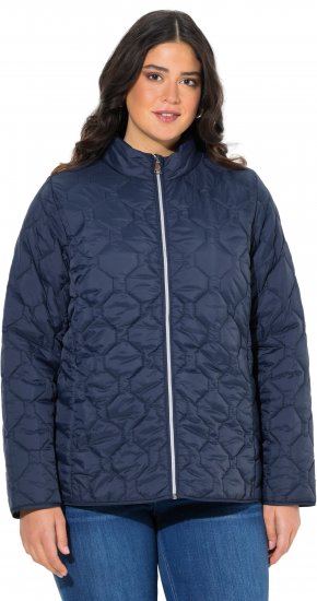 Ulla Popken HYPRAR Lightweight Quilted Water-Repellent Jacket Navy - Kurtki - 