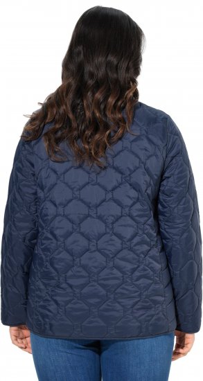 Ulla Popken HYPRAR Lightweight Quilted Water-Repellent Jacket Navy - Kurtki - 