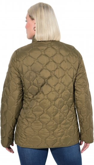 Ulla Popken HYPRAR Lightweight Quilted Water-Repellent Jacket Olive - Kurtki - 