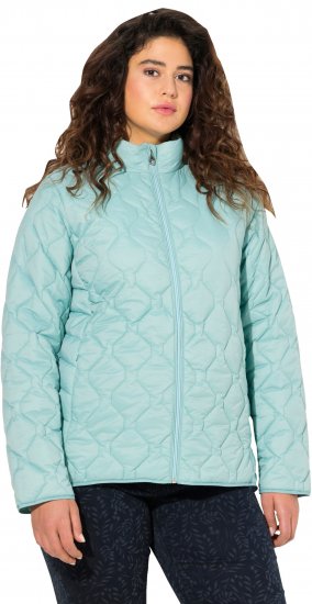 Ulla Popken HYPRAR Lightweight Quilted Water-Repellent Jacket Ice Blue - Kurtki - 