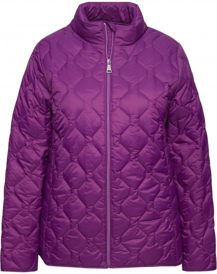 Ulla Popken HYPRAR Lightweight Quilted Water-Repellent Jacket Purple - Kurtki - 