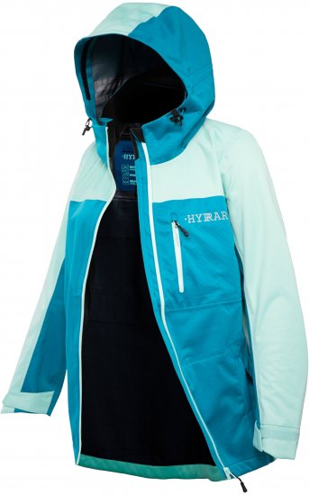 Ulla Popken HYPRAR Lightweight Triple Function Jacket Turquoise - Kurtki - 