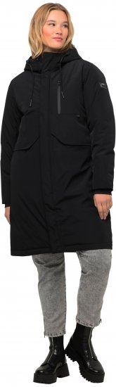 Ulla Popken HYPRAR Triple Function Recycled Fully Lined Coat Black - Kurtki - 