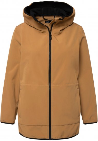 Ulla Popken 2-in-1 Quilted Fleece Lined Coat Black - Kurtki - 