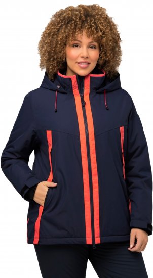 Ulla Popken HYPRAR Waterproof Triple Function Jacket Navy - Kurtki - 