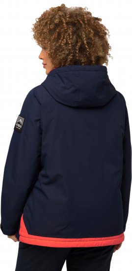 Ulla Popken HYPRAR Waterproof Triple Function Jacket Navy - Kurtki - 