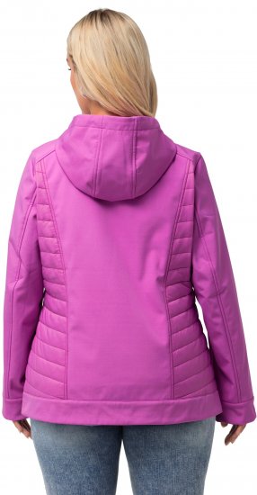Ulla Popken Hyprar Quilt Mix Jacket Light Heather - Kurtki - 