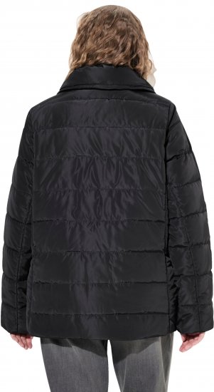 Ulla Popken Quilted Puffer Coat Black - Kurtki - 