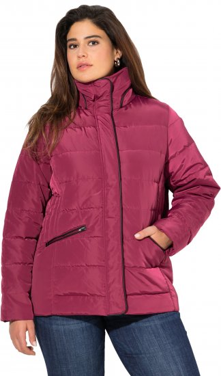 Ulla Popken Quilted Puffer Coat Carmine Red - Kurtki - 