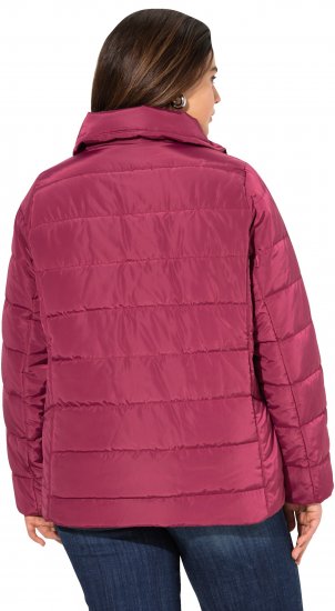 Ulla Popken Quilted Puffer Coat Carmine Red - Kurtki - 