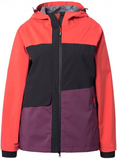 Ulla Popken HYPRAR Triple Function Jacket Dark Cherry - Kurtki - 