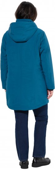 Ulla Popken HYPRAR Long Softshell Jacket Ocean Blue - Kurtki - 