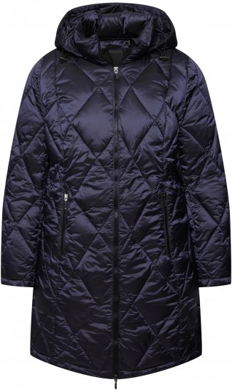 Ulla Popken HYPRAR Diamond Quilted Jacket Night Blue - Kurtki - 