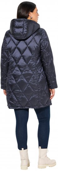 Ulla Popken HYPRAR Diamond Quilted Jacket Night Blue - Kurtki - 