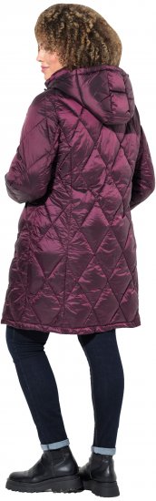 Ulla Popken HYPRAR Diamond Quilted Jacket Carmine Red - Kurtki - 