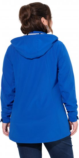 Ulla Popken HYPRAR Triple Function Longline Softshell Jacket Peacock Blue - Kurtki - 