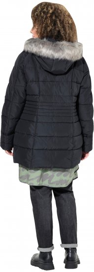 Ulla Popken HYPRAR Quilted Jacket Black - Kurtki - 