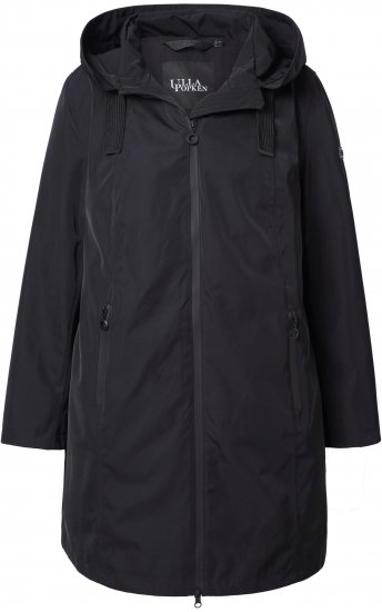 Ulla Popken HYPRAR Waterproof Jacket Black - Kurtki - 