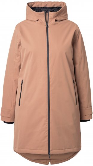 Ulla Popken HYPRAR Triple-Function Longline Jacket Camel - Kurtki - 