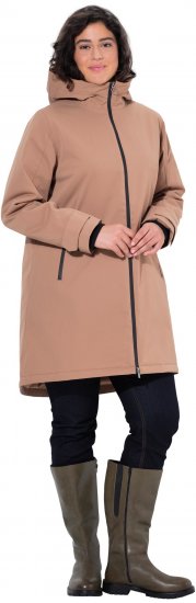 Ulla Popken HYPRAR Triple-Function Longline Jacket Camel - Kurtki - 