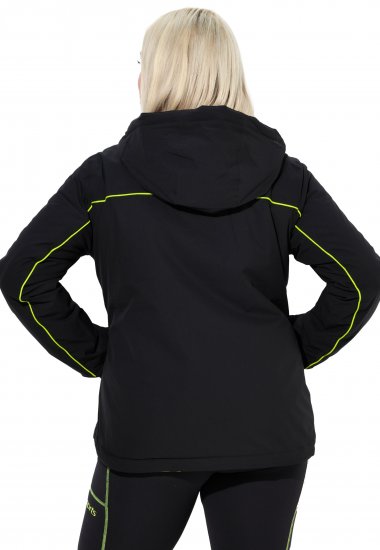 Ulla Popken HYPRAR Triple Function Coat Black - Kurtki - 
