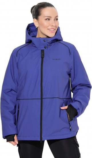 Ulla Popken HYPRAR Triple Function Coat Blueberry - Kurtki - 