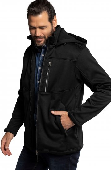 JP1880 Softshell Wind and Water Resistant Jacket Black TALL - TALL kurtki - 