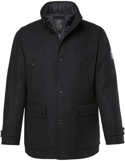 JP1880 Jacket Water-repellent Warm Black - Kurtki Męskie Duże Rozmiary - Kurtki Duże rozmiary 2XL-8XL