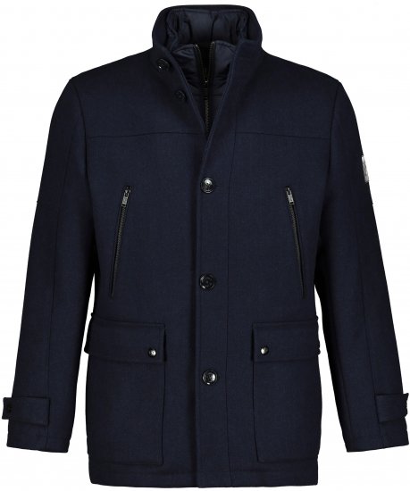 JP1880 Jacket Water-repellent Herringbone Insert Navy - Kurtki Męskie Duże Rozmiary - Kurtki Duże rozmiary 2XL-8XL
