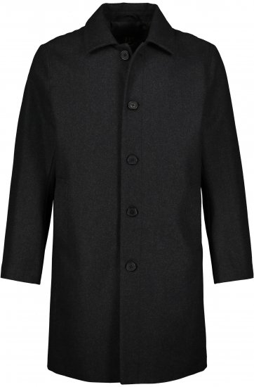 JP1880 Coat Wool Blend Water Repellent Dark Grey - Kurtki Męskie Duże Rozmiary - Kurtki Duże rozmiary 2XL-8XL