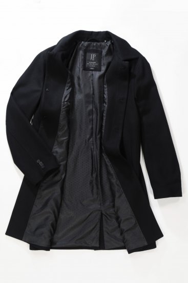 JP1880 Coat Wool Blend Water Repellent Black - Kurtki Męskie Duże Rozmiary - Kurtki Duże rozmiary 2XL-8XL