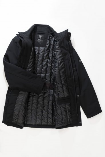 JP1880 Jacket Business Waterproof Black - Kurtki Męskie Duże Rozmiary - Kurtki Duże rozmiary 2XL-8XL