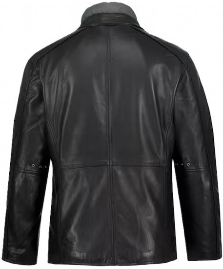 JP1880 Jacket Nappa Lamb Leather Black - Kurtki Męskie Duże Rozmiary - Kurtki Duże rozmiary 2XL-8XL