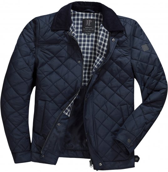 JP1880 Jacket Quilted Navy - Kurtki Męskie Duże Rozmiary - Kurtki Duże rozmiary 2XL-8XL
