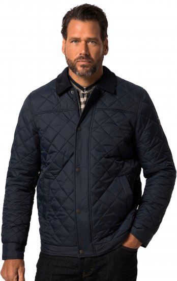 JP1880 Jacket Quilted Navy - Kurtki Męskie Duże Rozmiary - Kurtki Duże rozmiary 2XL-8XL