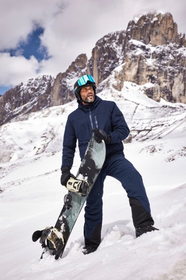 Jay-Pi Ski Jacket Functional Waterproof Windproof Navy - Odzież narciarska - 