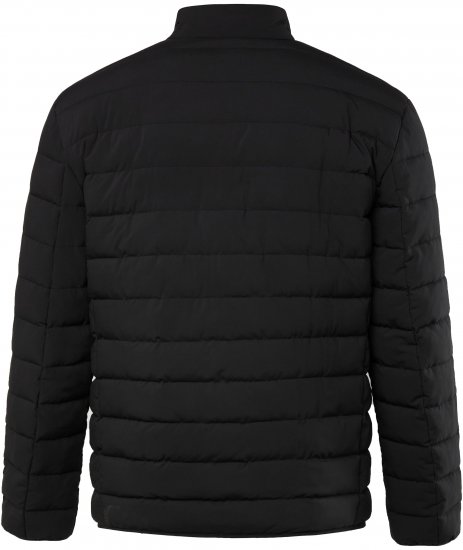 JP1880 Jacket Quilted Stand-up Collar Black - Kurtki Męskie Duże Rozmiary - Kurtki Duże rozmiary 2XL-8XL