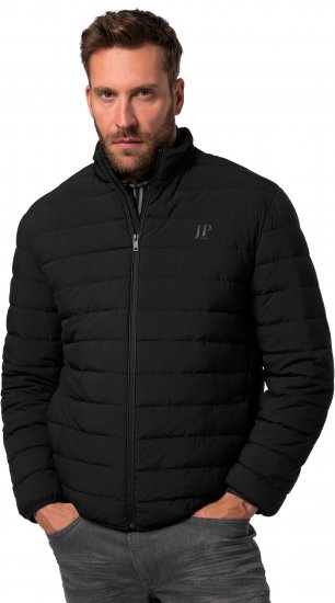 JP1880 Jacket Quilted Stand-up Collar Black - Kurtki Męskie Duże Rozmiary - Kurtki Duże rozmiary 2XL-8XL