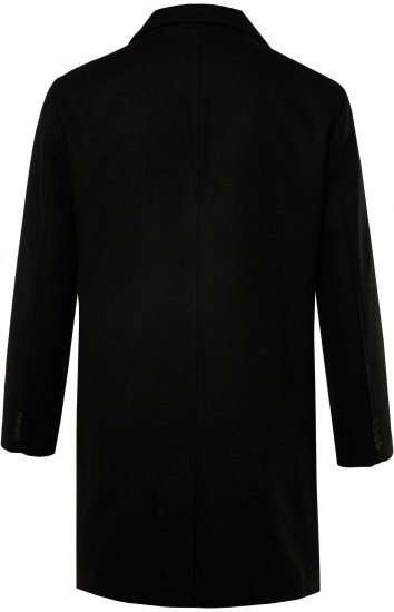JP1880 Coat Classic Wool Blend Black - Kurtki Męskie Duże Rozmiary - Kurtki Duże rozmiary 2XL-8XL