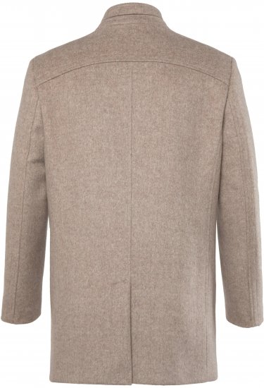 JP1880 Coat Wool Blend Beige Melange - Kurtki Męskie Duże Rozmiary - Kurtki Duże rozmiary 2XL-8XL