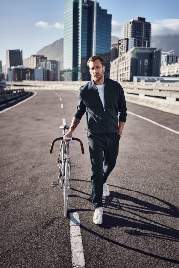 JP1880 Jersey Blouson New York Navy - Kurtki Męskie Duże Rozmiary - Kurtki Duże rozmiary 2XL-8XL