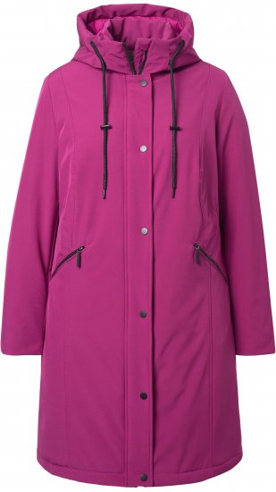 Ulla Popken HYPRAR Triple Function Weather Proof Jacket Berry - Kurtki - 