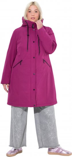 Ulla Popken HYPRAR Triple Function Weather Proof Jacket Berry - Kurtki - 