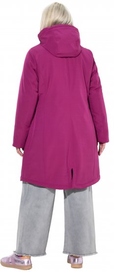 Ulla Popken HYPRAR Triple Function Weather Proof Jacket Berry - Kurtki - 