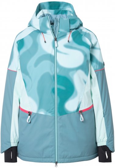 Ulla Popken HYPRAR Performance Jacket Ice Green - Kurtki - 
